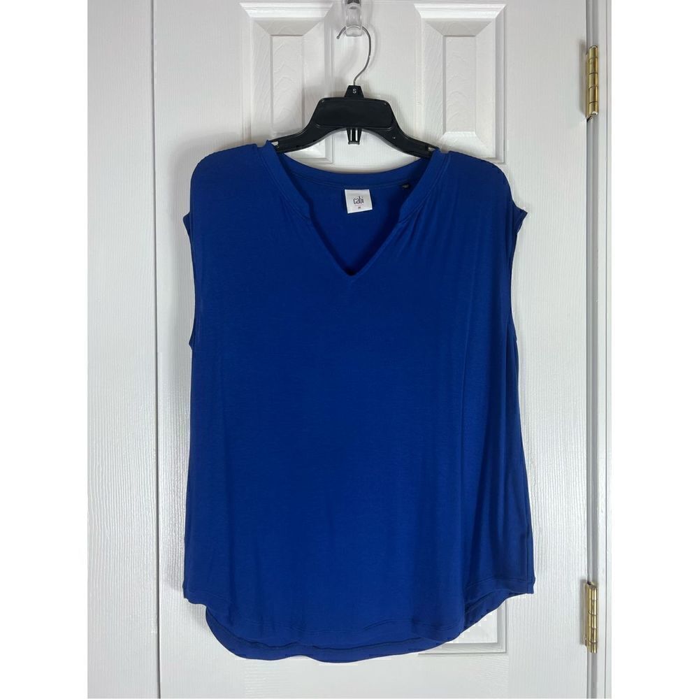 Cabi Womens Blue Blouse Size M